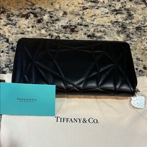 Tiffany & Co. Black Quilted Wallet